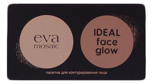 Eva Палетка Для Контурирования Лица Ideal Face Glow 7 Г Светло-темный